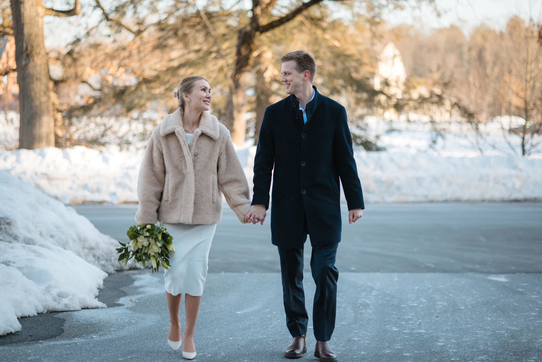 Ieva ir Valentinas civilinės santuokos dieną